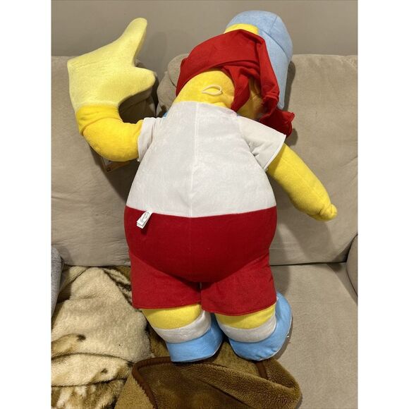 Homer Simpson Plush Doll Homer Simpson Mascot 2019 Toy Factory‎ Jumbo 36" Rare - Picture 8 of 11